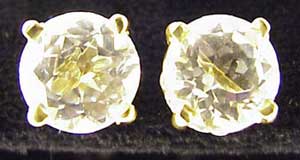Silver Topaz Earrings