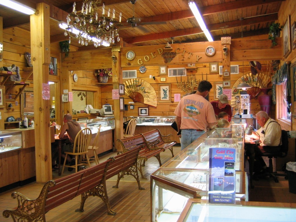 Inside the Gold City Jewelry Store